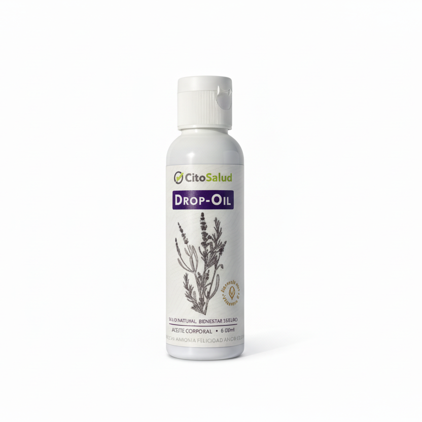 Aceite corporal con CBD Full Spectrum aroma lavanda para relajación muscular y bienestar diario | CitoSalud México
